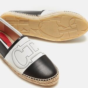 Carolina Herrera Black and White Espadrilles with box & dustbag- NEW!